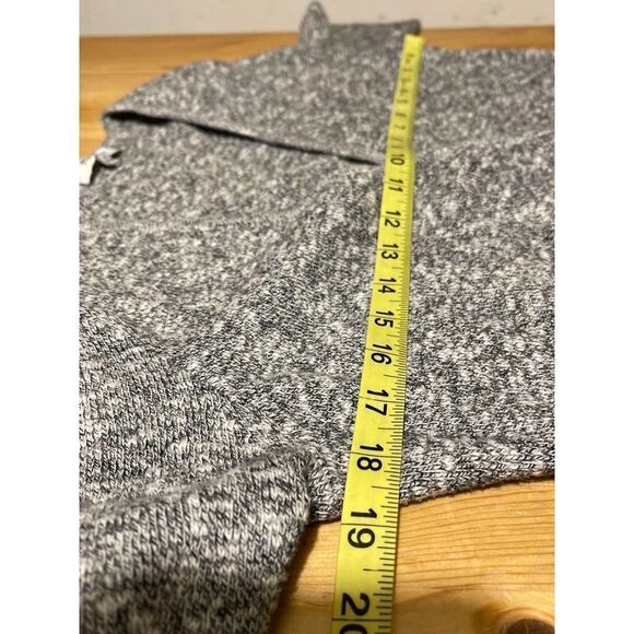 Madewell Wrap Front Pullover Sweater womens small Gray long sleeve - Picture 5 of 7